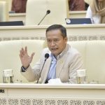 Anggota Komisi II DPR RI dari Fraksi Partai Gerindra, Azis Subekti di Kompleks Parlemen, Jakarta.