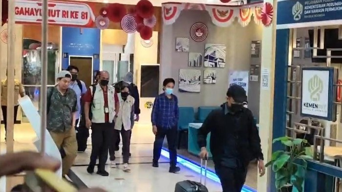 KPK usai geledah Kementerian ATR/BPN terkait suap urus HGB (Dok. Istimewa)