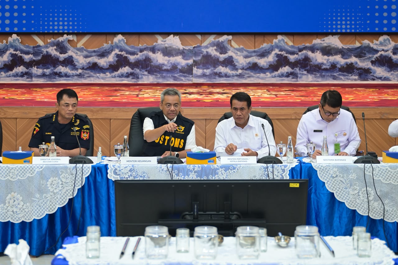 Suahasil Nazara Menteri Keuangan dan Amran Sulaiman Menteri Pertanian Andi.