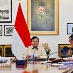 Presiden Prabowo Presiden Prabowo Subianto memimpin ratas perkembangan penanganan bencana alam, pada Senin, 7 September 2029.