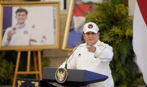Presiden Prabowo Subianto akan memberikan bonus sebesar Rp 3 miliar bagi atlet Indonesia yang berhasil meraih medali emas pada ajang Asian Games 2026 di Jepang. (Foto:raiky/kemenpora.go.id)
