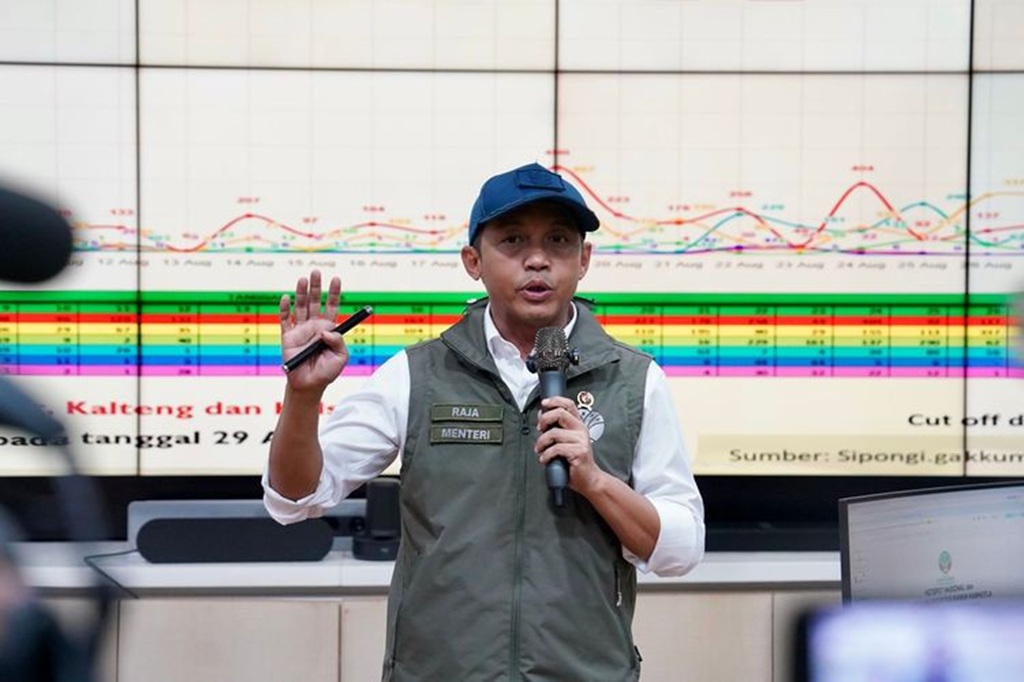 Raja Juli Antoni Menteri Kehutanan
