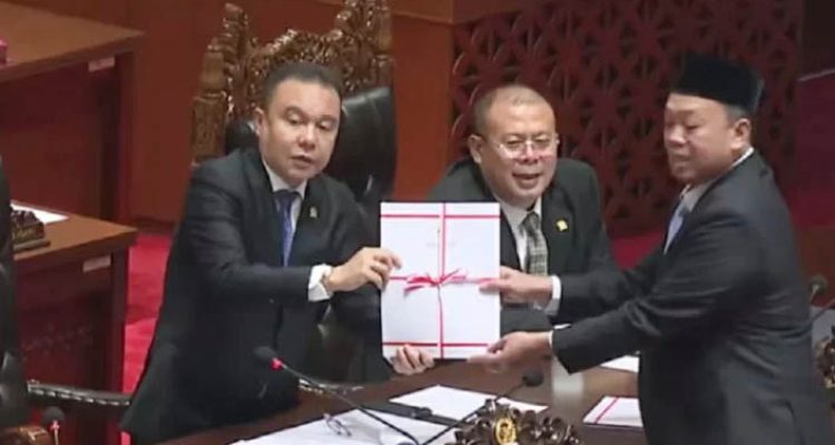DPR mengesahkan RUU tentang Pengaturan Reforma Agraria menjadi Undang-undang dalam Rapat Paripurna di Gedung DPR, Senayan, Jakarta Pusat, Selasa (22/9/2026).