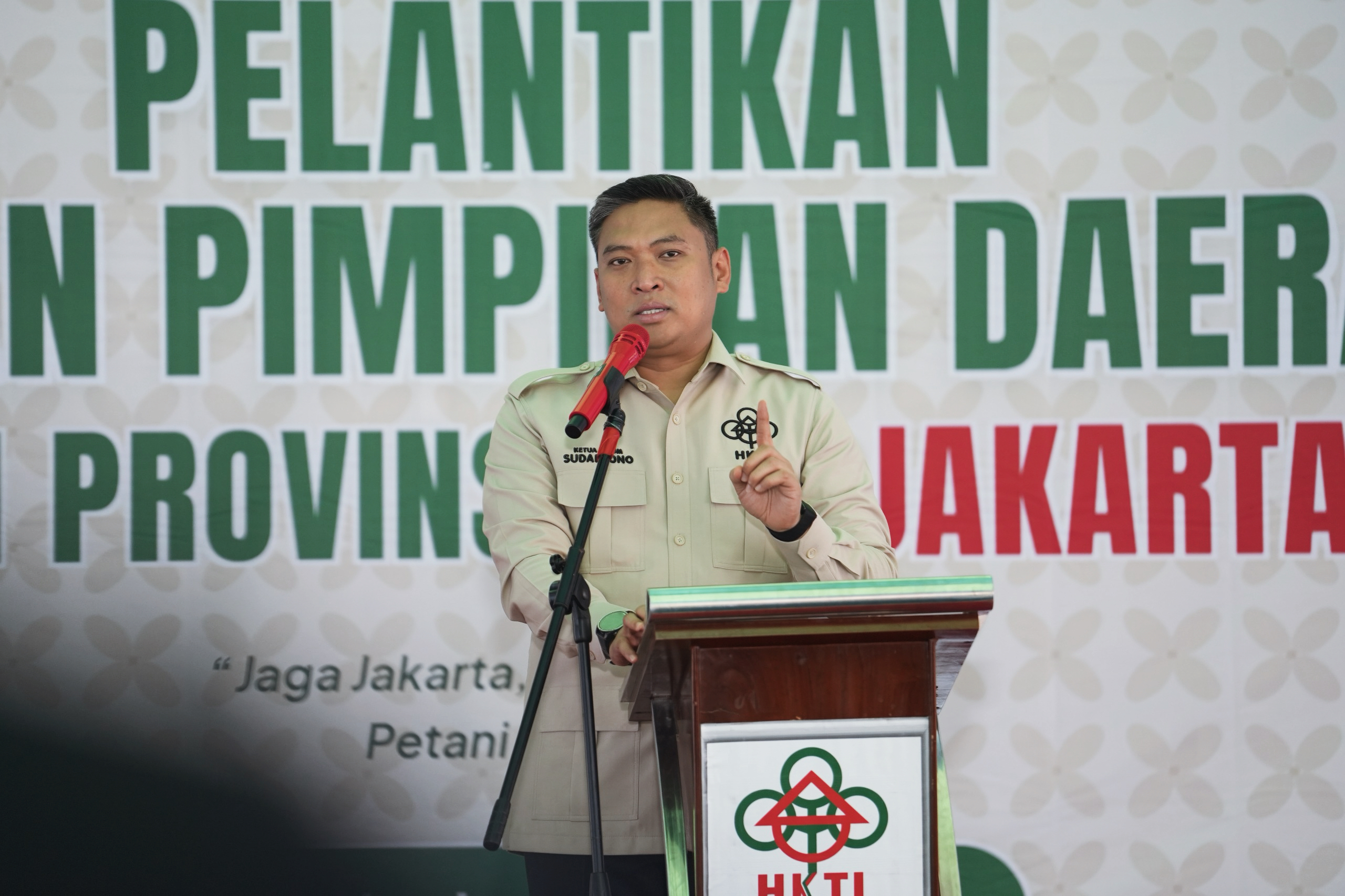 Ketua Umum DPN Himpunan Kerukunan Tani Indonesia (HKTI), Sudaryono yang juga Kepala Badan Gizi Nasional.