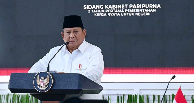 Presiden Prabowo Subianto.