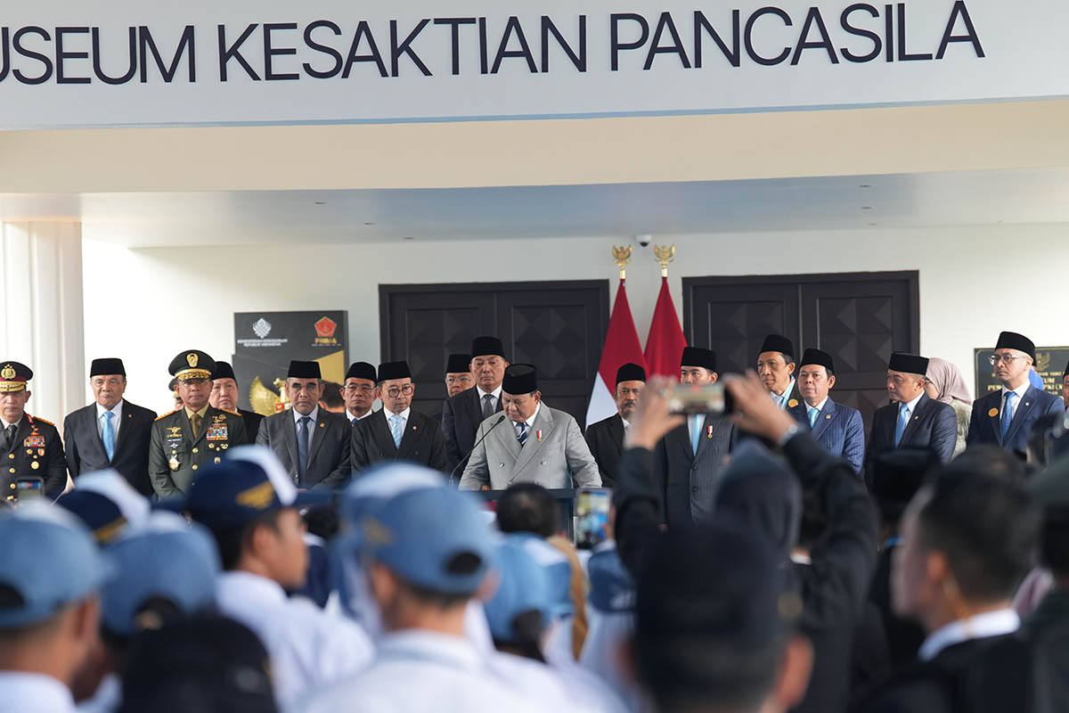 Presiden Prabowo Resmikan Museum Kesaktian Pancasila Usai Upacara di Lubang Buaya