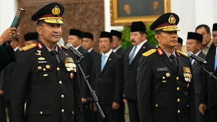 Presiden Prabowo Lantik Suyudi Ario Seto Jadi Kapolri