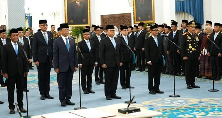 Pelantikan di Istana pada 1 Oktober 2026 (dok. YouTube Setpres)